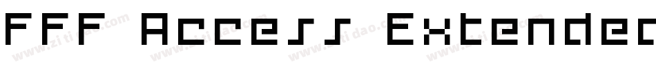 FFF Access Extended字体转换